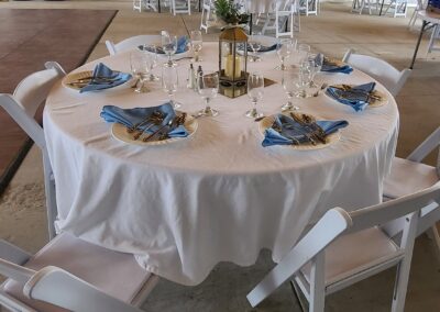 catering rental wedding setup a catered affaire