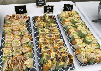 mini gourmet wraps a catered affaire